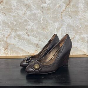 Coach signature Laney wedges‎ size 7